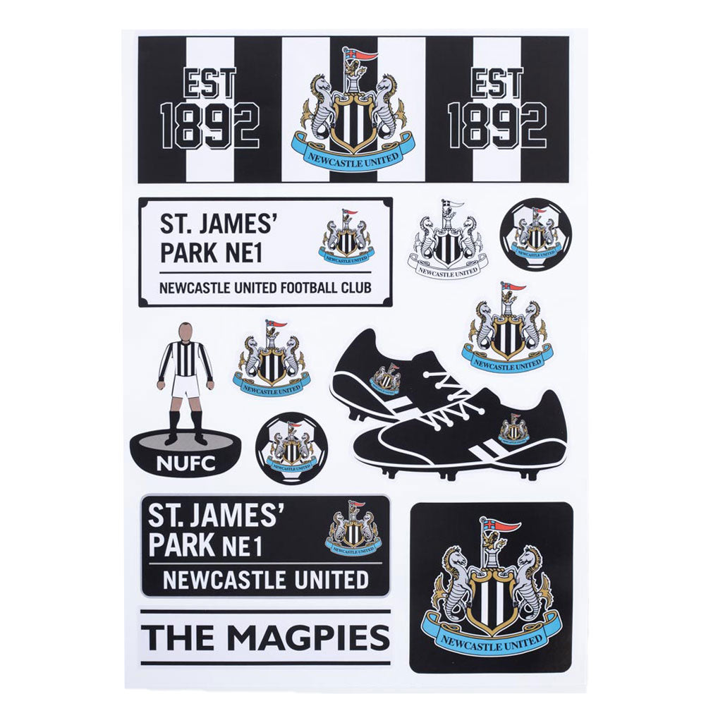 Newcastle United A4 Sticker Set