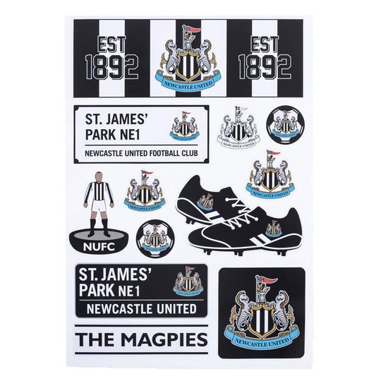 Newcastle United A4 Sticker Set