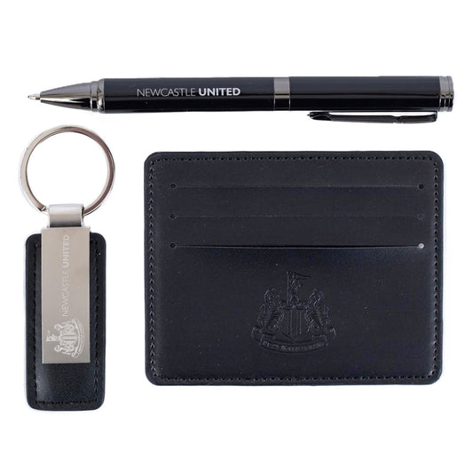 Newcastle United Leather Wallet, Fob & Pen Set