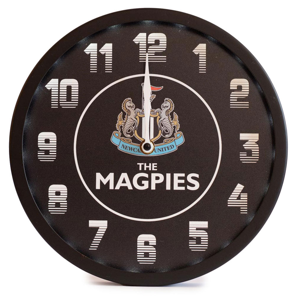 Newcastle United LED Magpies Wall Clock