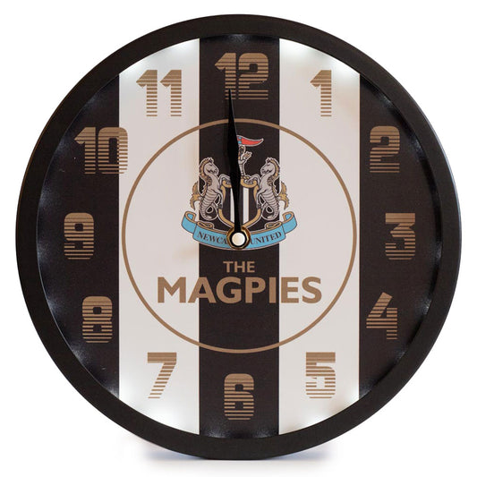 Newcastle United LED Stripe Wall Clock