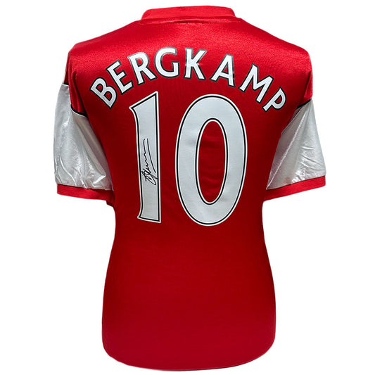 Arsenal Bergkamp Signed Shirt