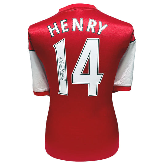 Arsenal Henry Signed Shirt