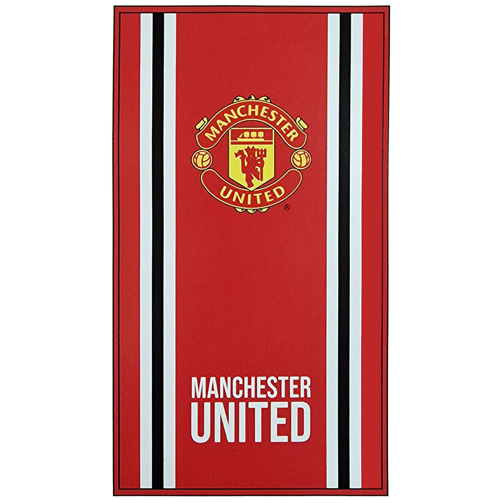 Manchester United Core Stripe Towel