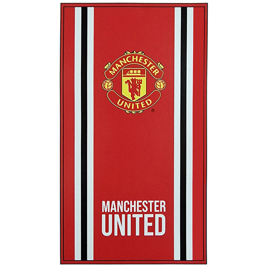 Manchester United Core Stripe Towel
