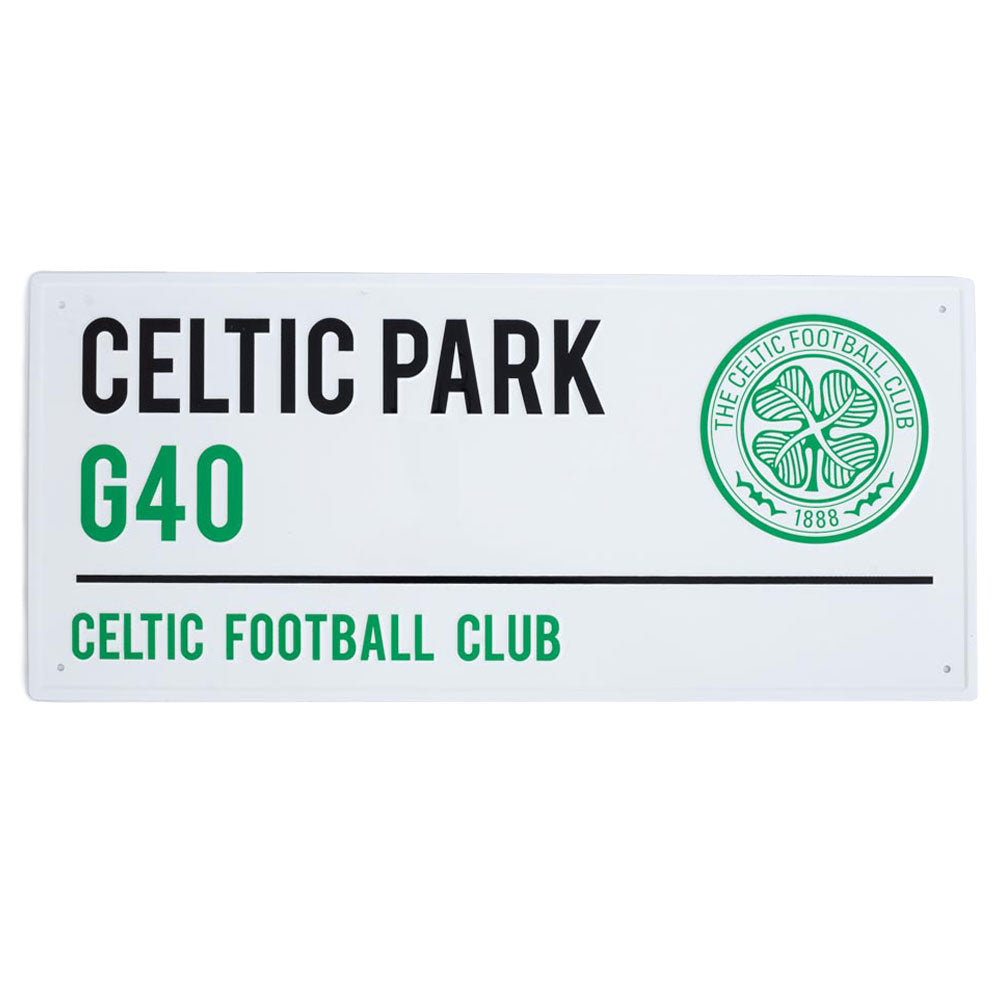 Celtic White Street Sign