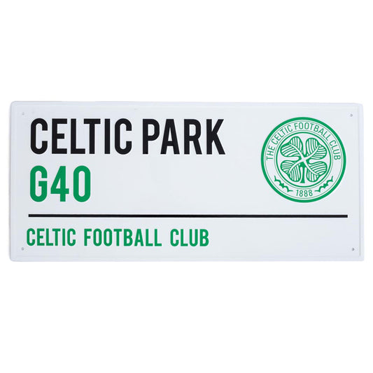 Celtic White Street Sign