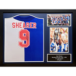 Blackburn Rovers Shearer Signed Shirt (Framed)