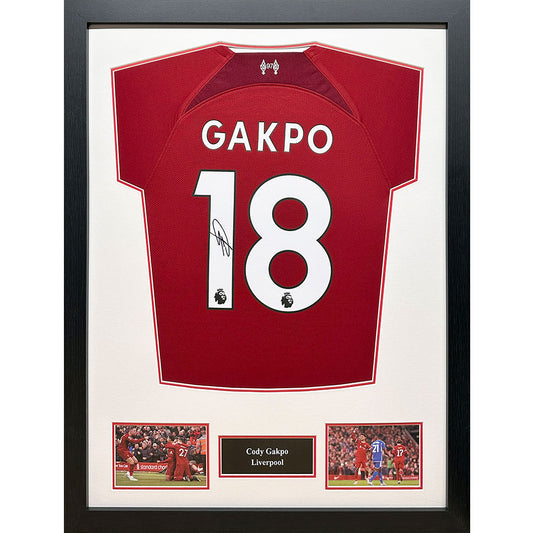 Liverpool Gapko Signed Shirt (Framed)