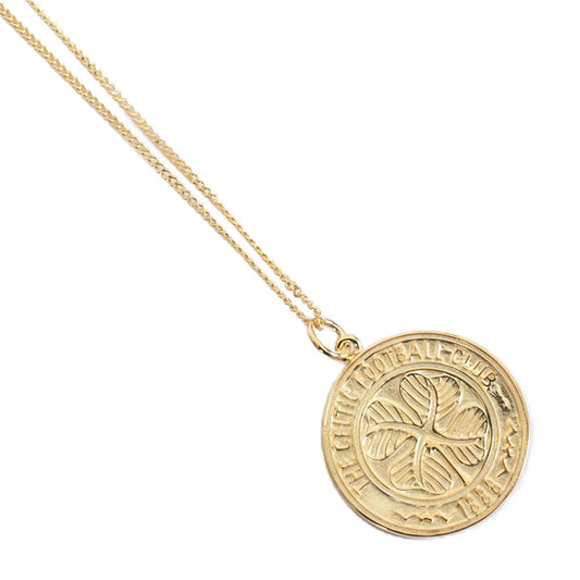Celtic 18ct Gold Plated on Silver Pendant & Chain