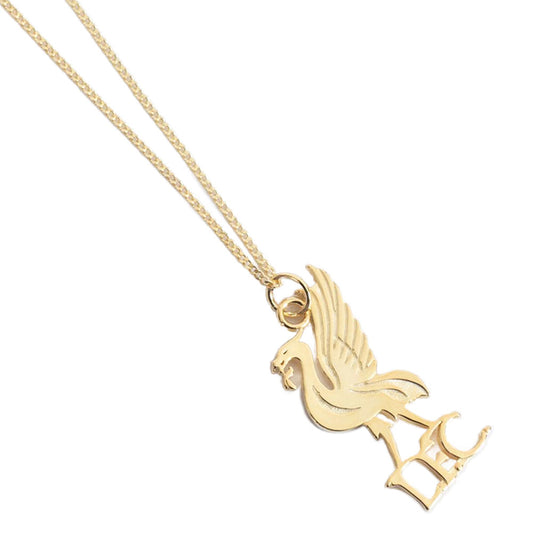 Liverpool 18ct Gold Plated on Silver Liverbird Pendant & Chain