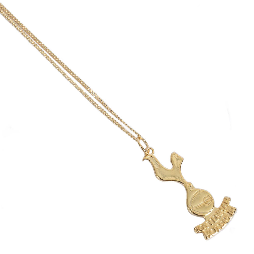Tottenham Hotspur 18ct Gold Plated on Silver Pendant & Chain