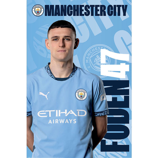 Manchester City Foden Poster 180