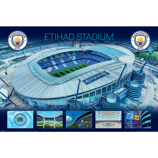 Manchester City Etihad Stadium Poster 199
