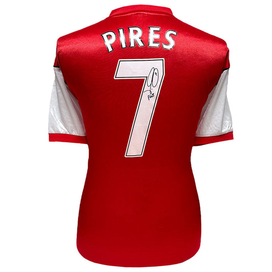 Arsenal Pires Signed Shirt