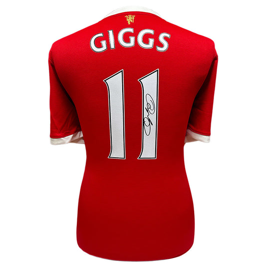 Manchester United Giggs Signed Shirt