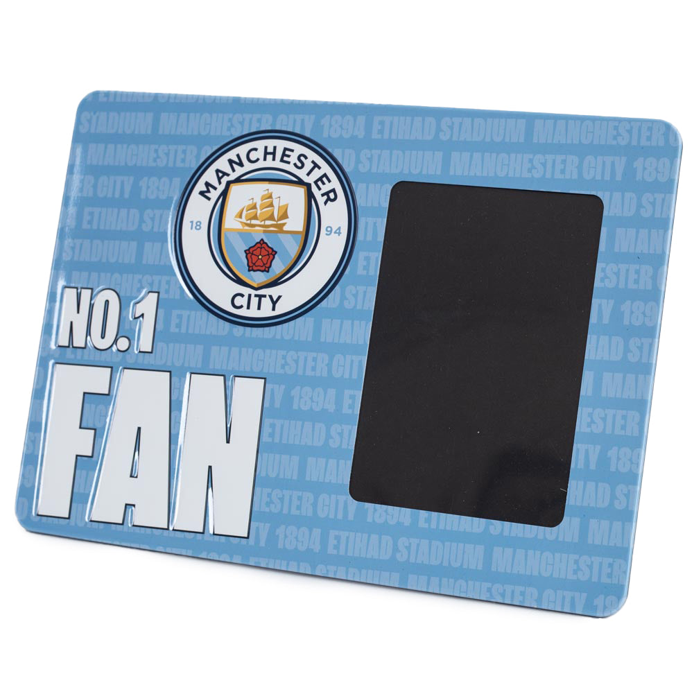 Manchester City No1 Fan Picture Frame Sign