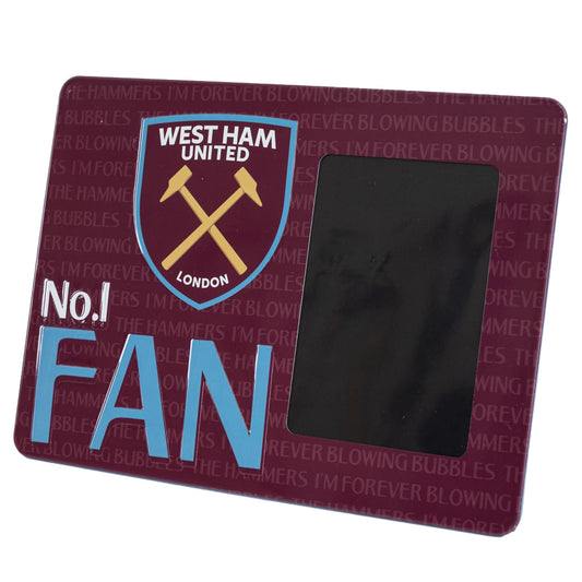 West Ham United No1 Fan Picture Frame Sign