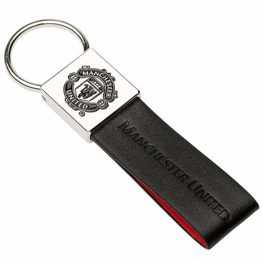 Manchester United Faux Leather Key Fob