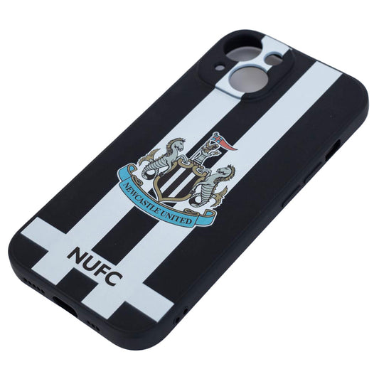 Newcastle United iPhone 15 Striped Silicone Case