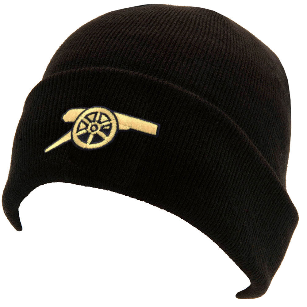 Arsenal Black Cuff Beanie