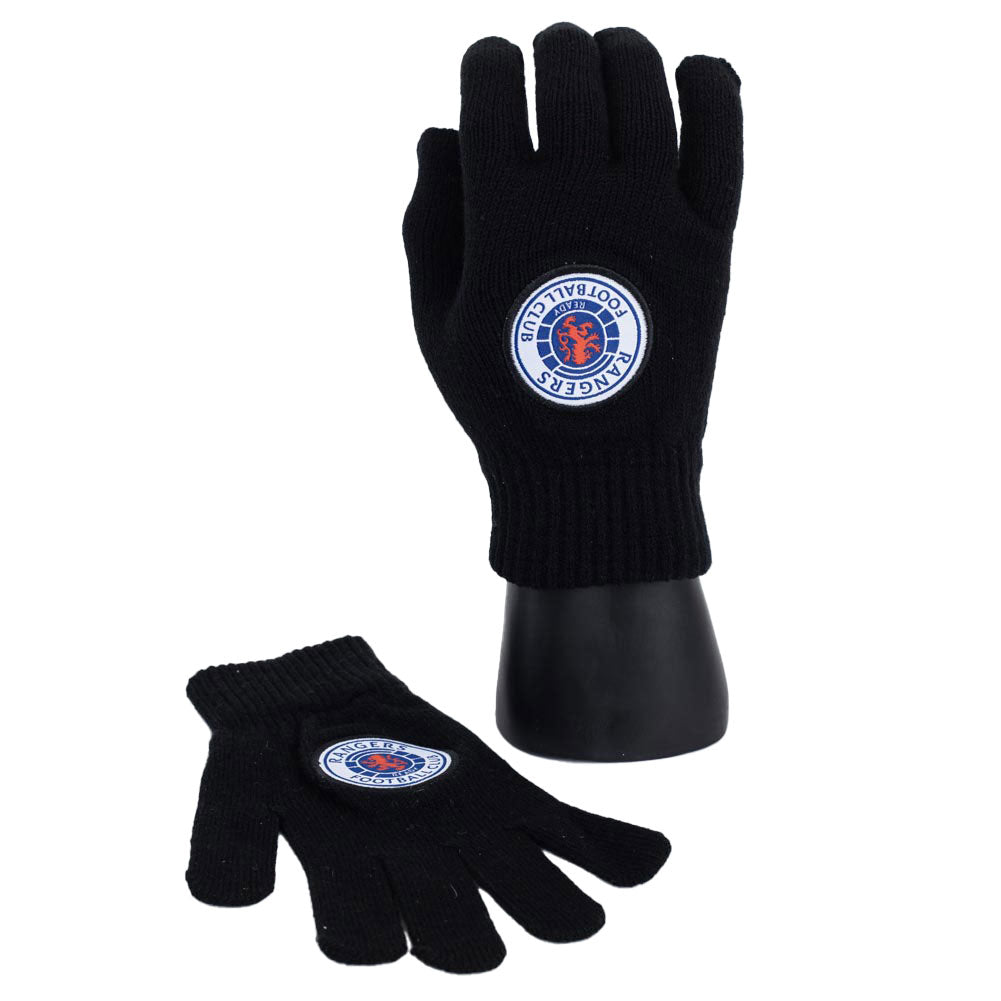 Rangers Knitted Gloves Junior