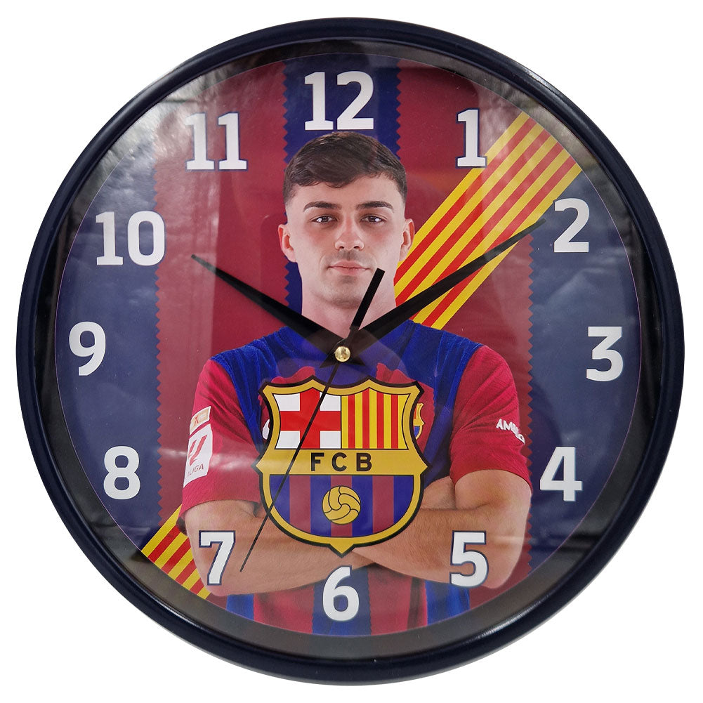 Barcelona Pedri Wall Clock
