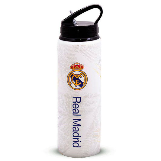 Real Madrid HD Printed Aluminium Drinks Bottle