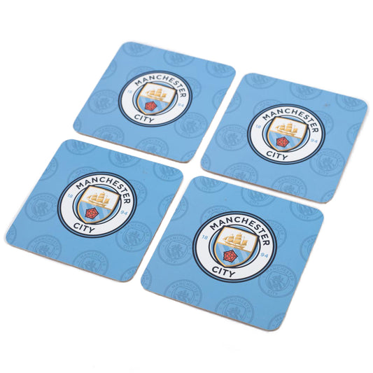 Manchester City 4pk Cork Coaster