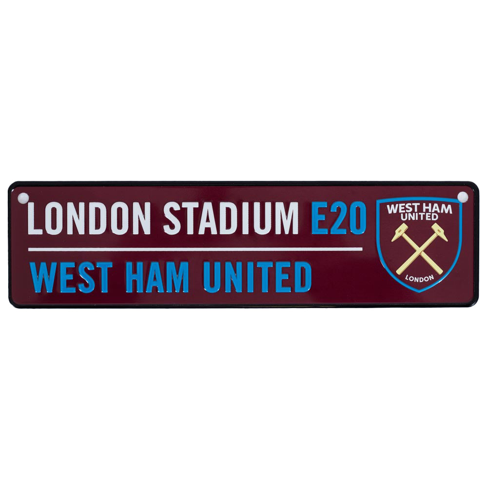 West Ham United Colour Window Sign