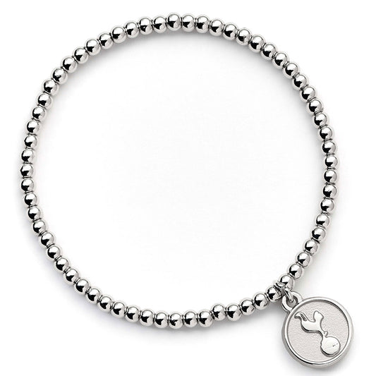 Tottenham Hotspur Silver Finish Bead Bracelet
