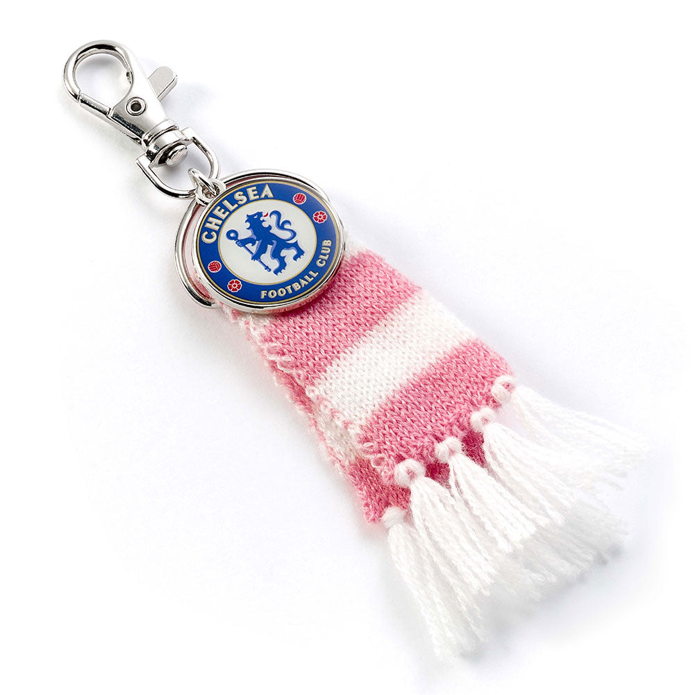 Chelsea Pink Bar Scarf Bag Charm