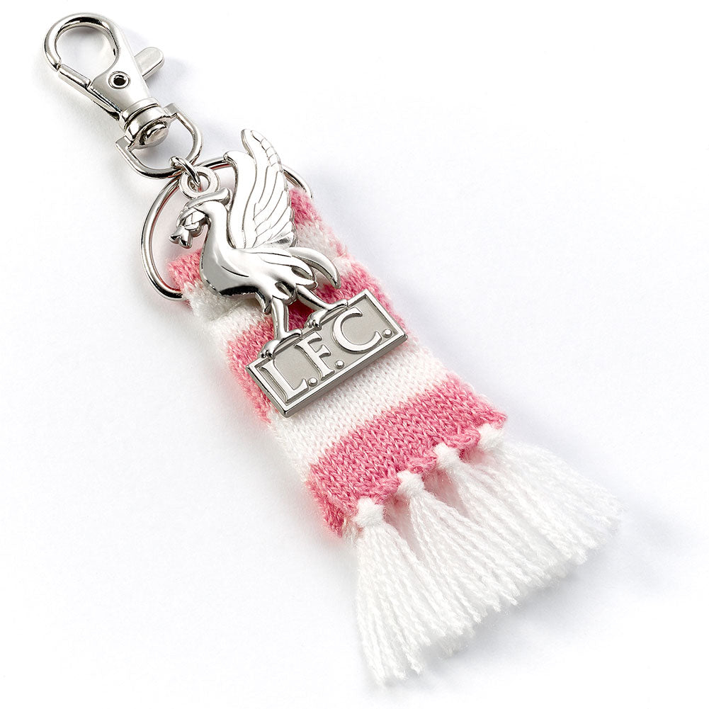 Liverpool Pink Bar Scarf Bag Charm