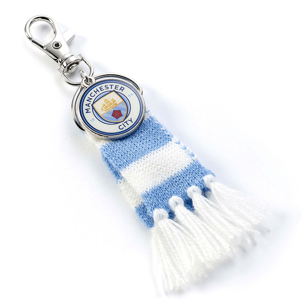 Manchester City Blue Bar Scarf Bag Charm