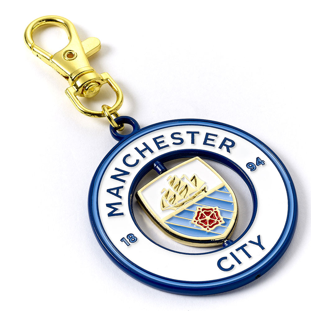Manchester City Spinner Bag Charm