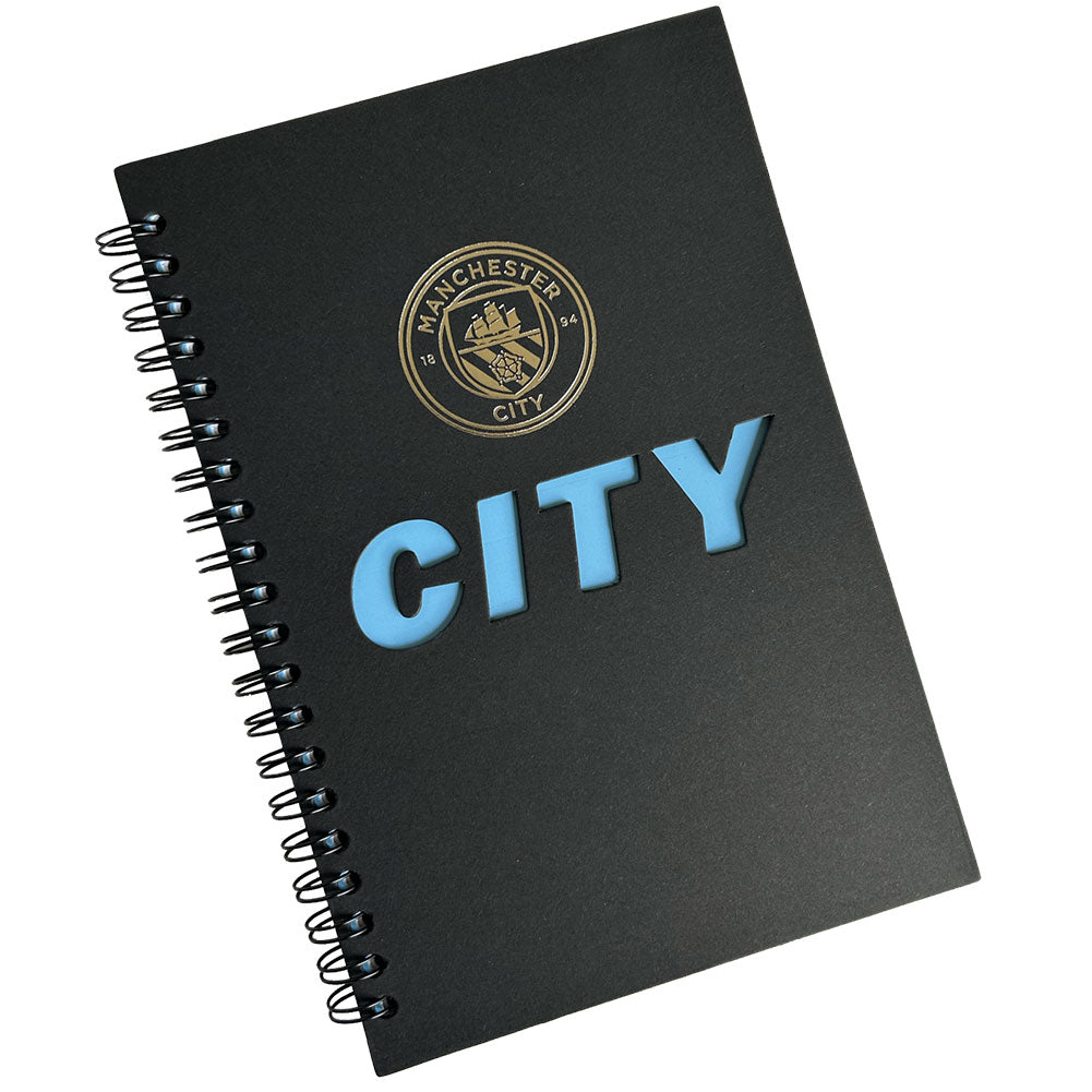 Manchester City A5 Cut Out Notebook