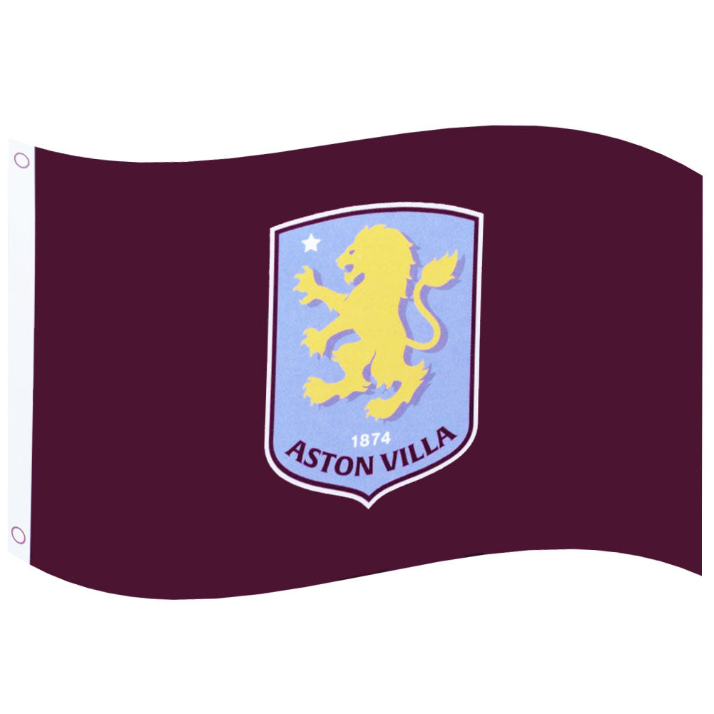 Aston Villa Core Crest Flag