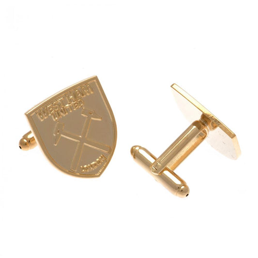 West Ham United Gold Plated Cufflinks