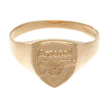 Arsenal 9ct Gold Crest Ring Medium