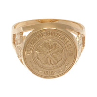 Celtic 9ct Gold Crest Ring Large