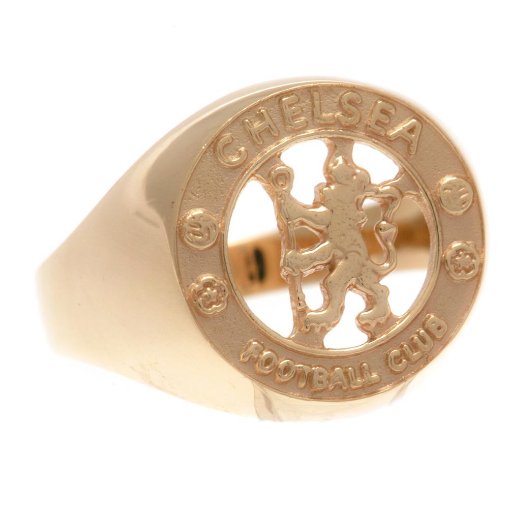 Chelsea 9ct Gold Crest Ring Large