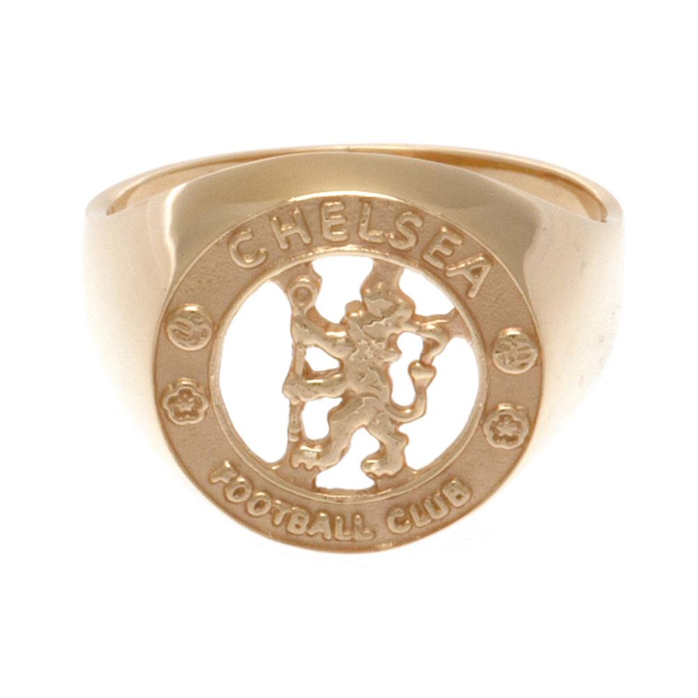 Chelsea 9ct Gold Crest Ring Large