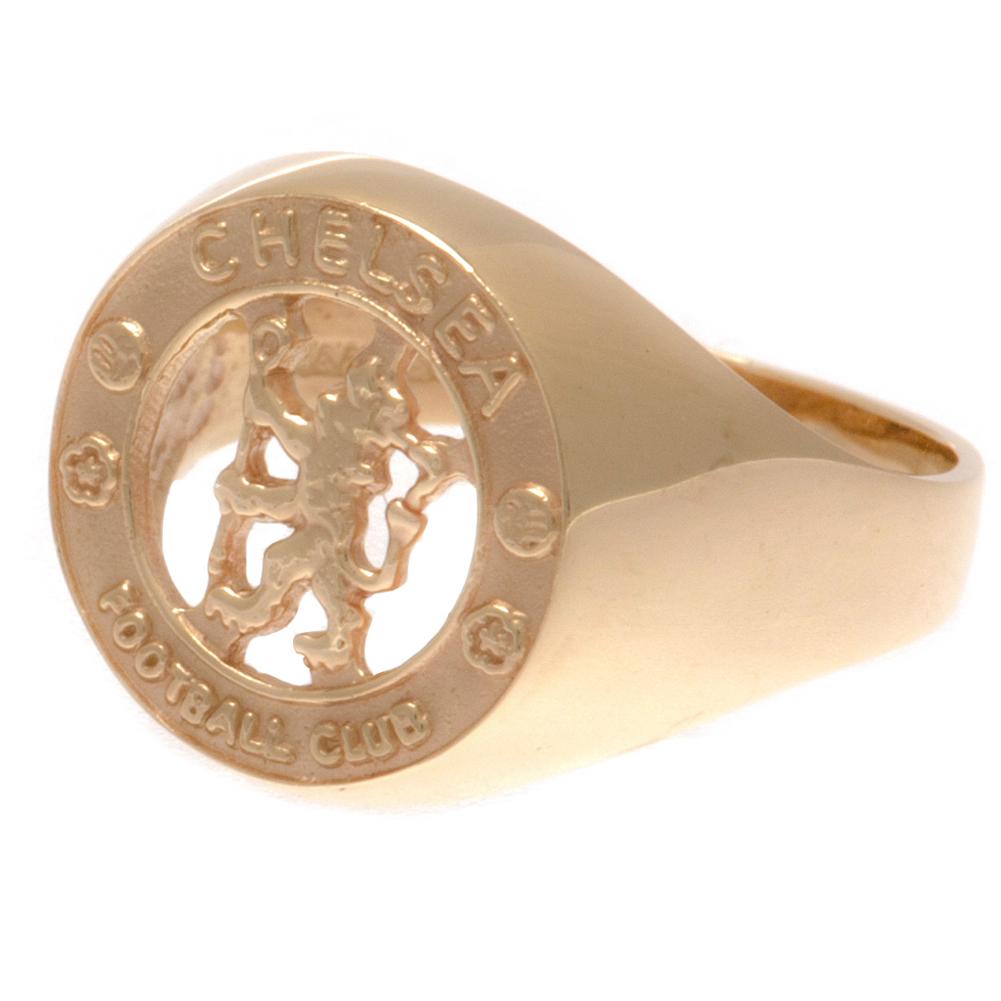 Chelsea 9ct Gold Crest Ring Large