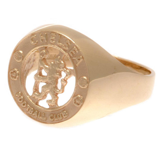 Chelsea 9ct Gold Crest Ring Small