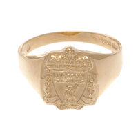 Liverpool 9ct Gold Crest Ring Medium