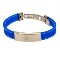 Leicester City Stitched Silicone Bracelet BL