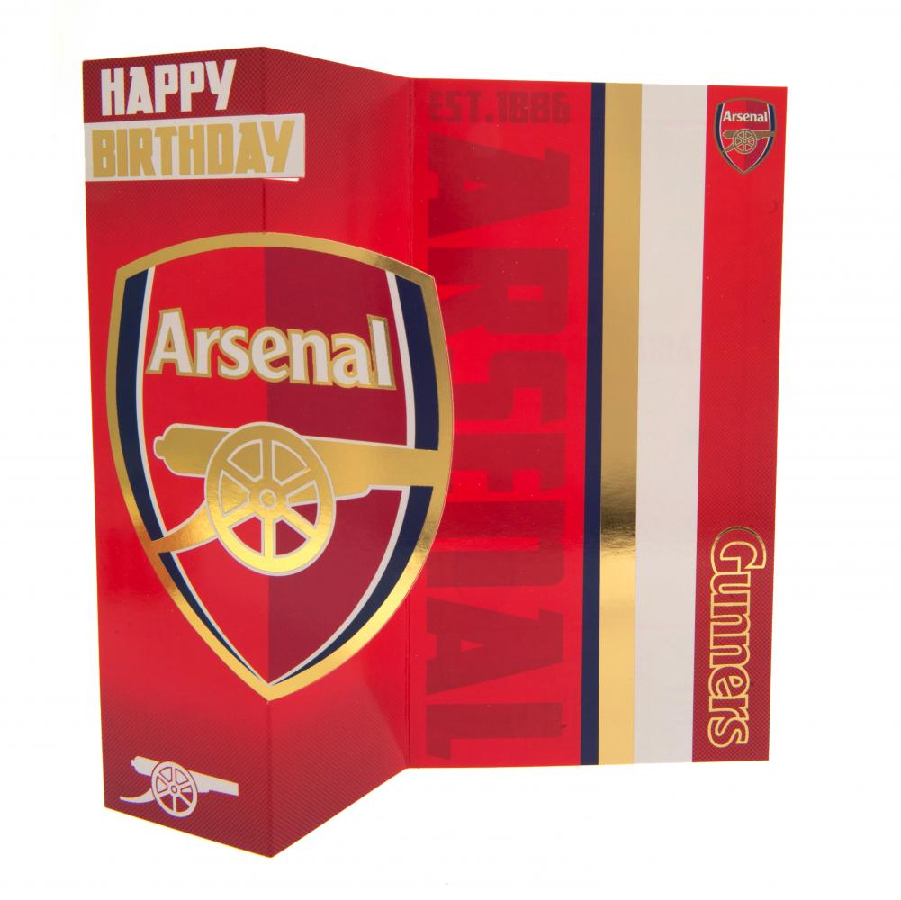 Arsenal Birthday Card