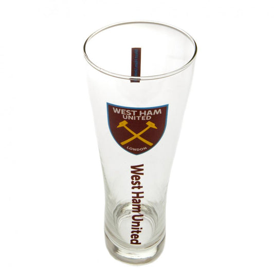 West Ham United Tall Beer Glass