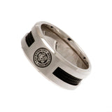 Leicester City Black Inlay Ring Small