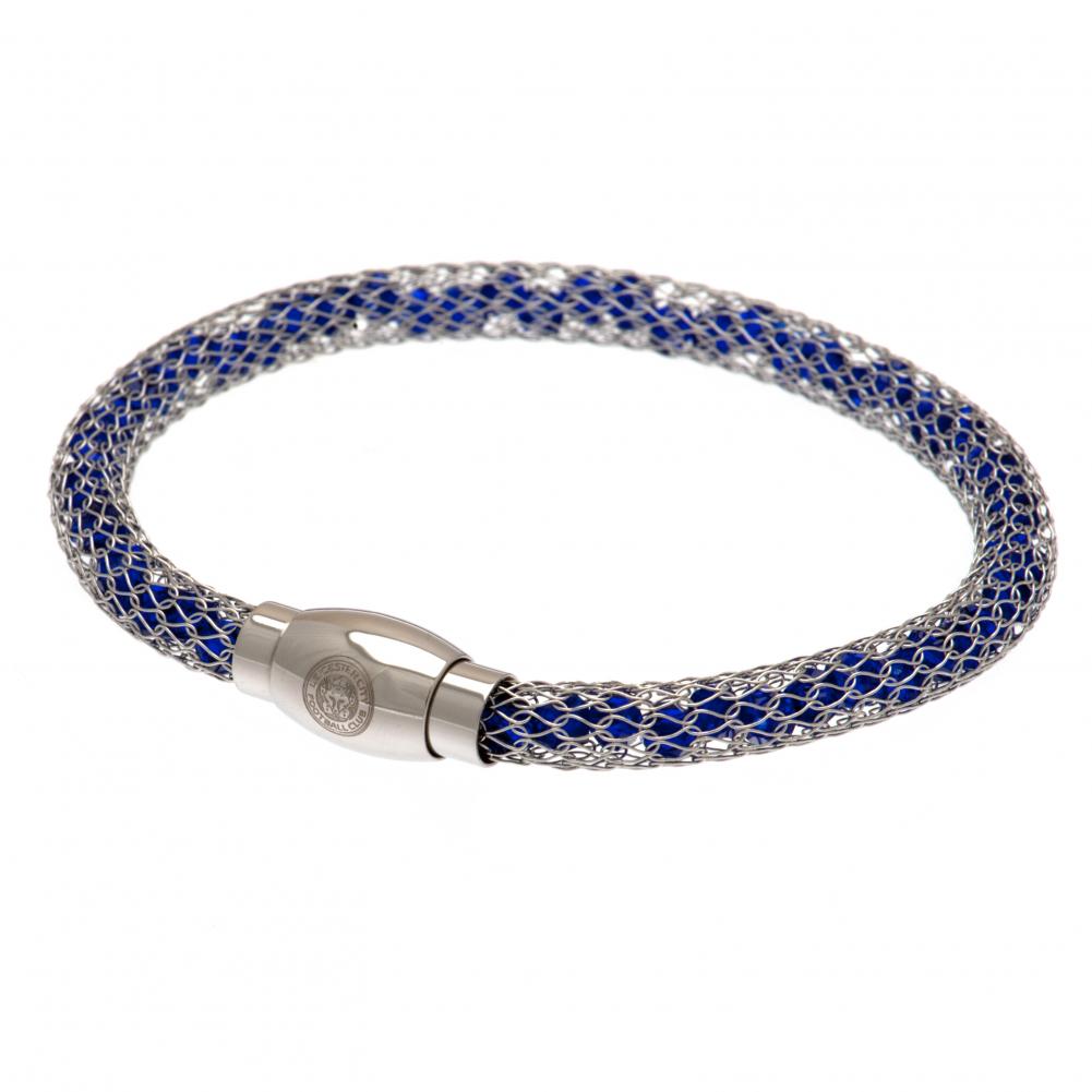 Leicester City Caged Bead Bracelet